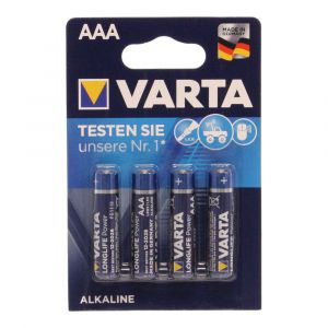 Rottner Varta Alkaline Micro Batterie AAA 4 Stück
